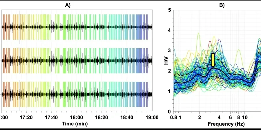 Illustrative image of HVSR microtremor survey (Nakamura method) in Anchorage