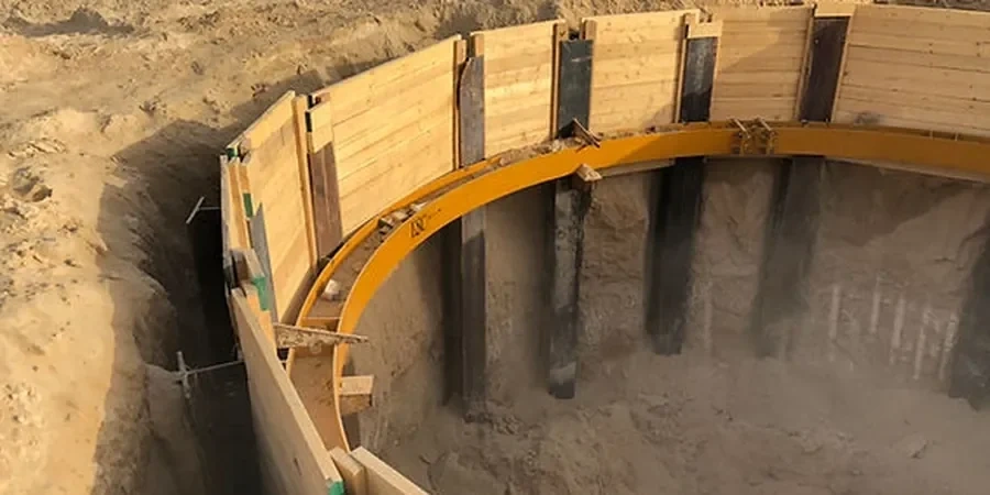 Illustrative image of Pile foundation design in Anchorage